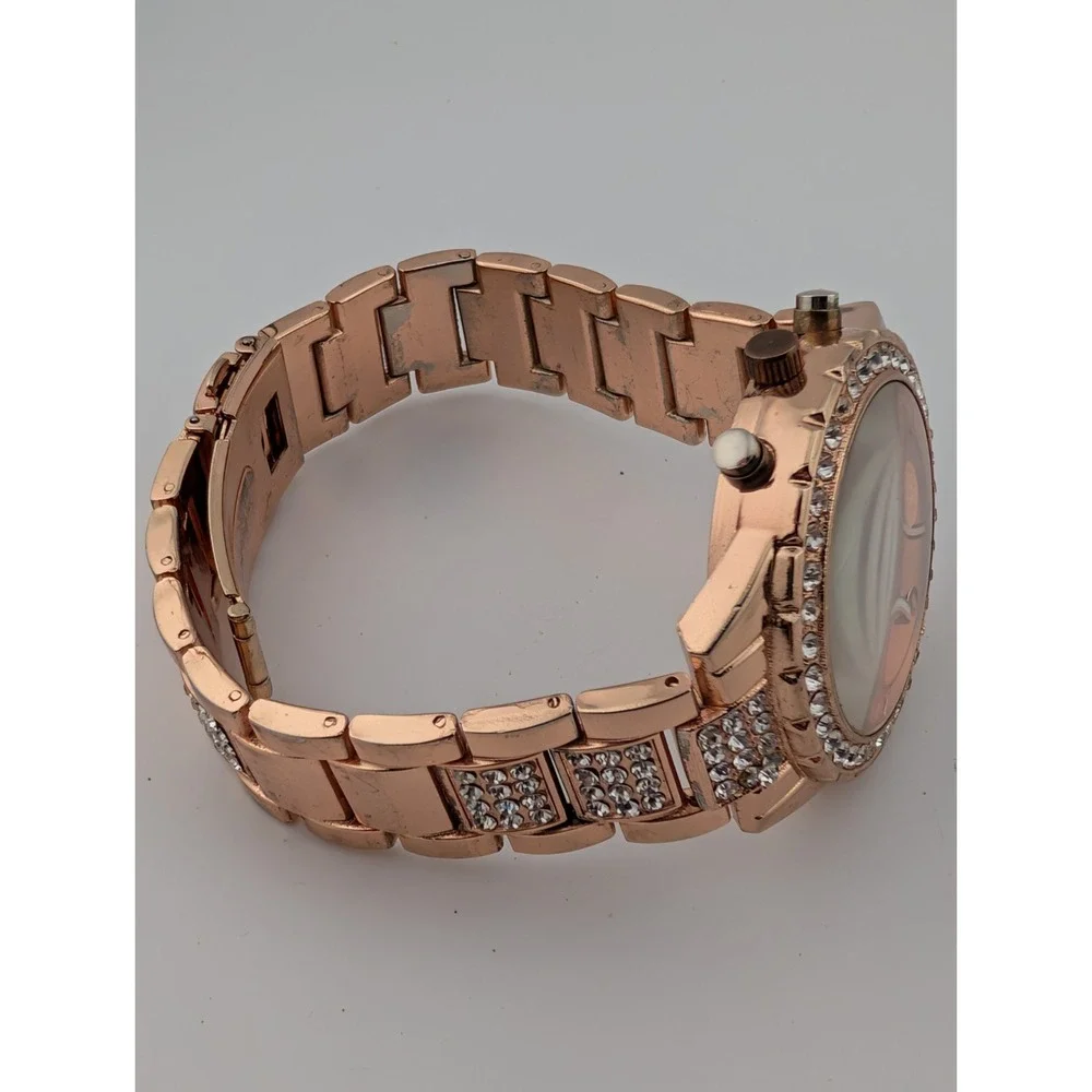 Geneva Women's Quartz Watch Rose Gold 7.75